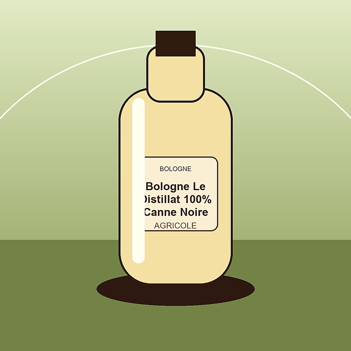 Bologne Le Distillat 100% Canne Noire — Bologne, Guadeloupe